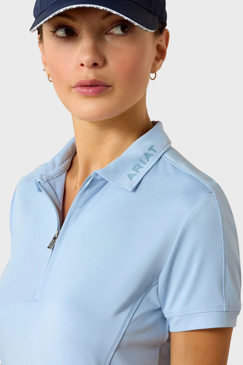 Ariat Bandera 1/4 Zip Polo Shirt St.Tropez