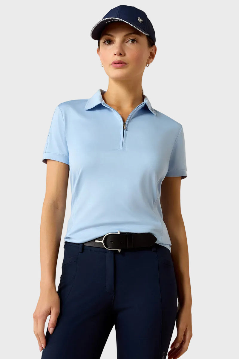 Ariat Bandera 1/4 Zip Polo Shirt St.Tropez