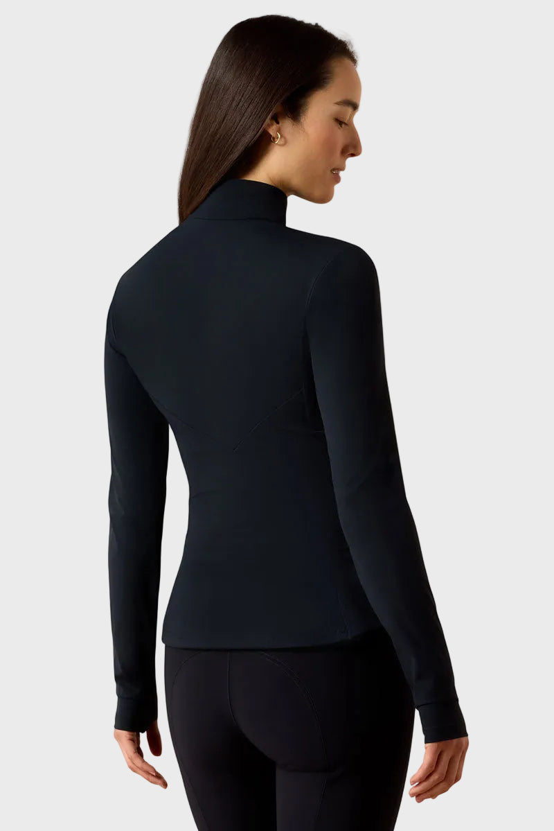 Ariat SolVeil 1/2 Zip Baselayer Black
