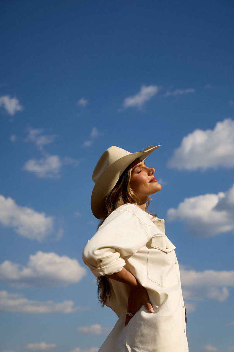 Ariat Cowboy Hat With Buckle Bone
