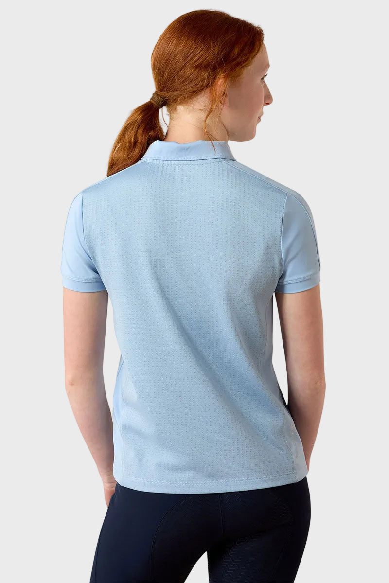 Ariat Girls Bandera 1/4 Zip Polo Shirt St.Tropez