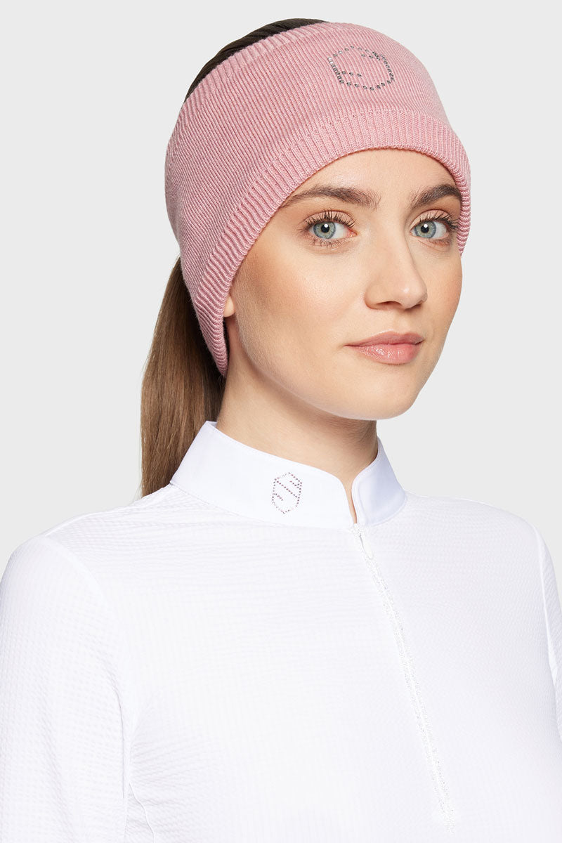 Samshield Amalie Crystal Square Headband Blush Pink 