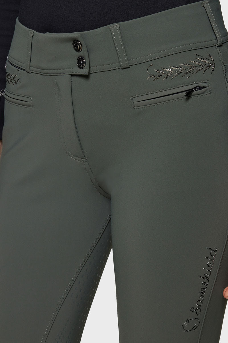 Samshield Capucine Full Grip Breeches Dark Forest