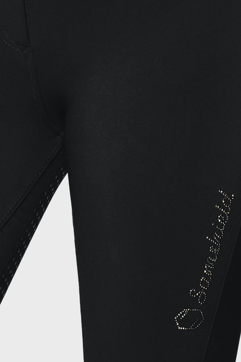 Samshield Clara Premium Full Grip Breeches Black Metal Eclipse 