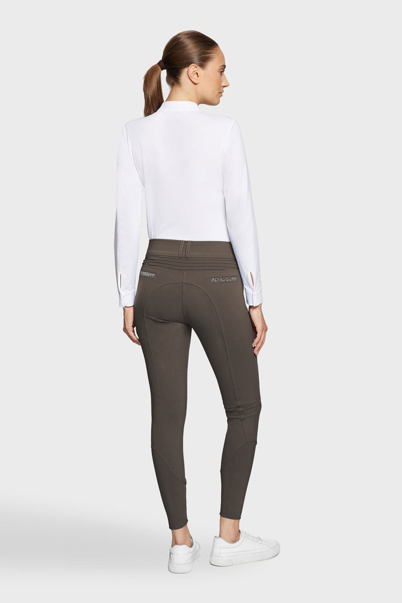 Samshield Clara Premium Knee Grip Breeches Mocha