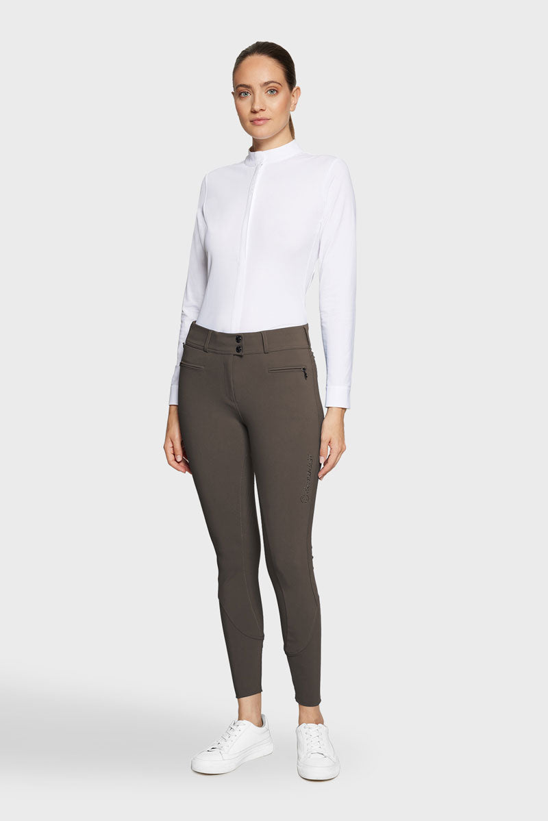 Samshield Clara Premium Knee Grip Breeches Mocha