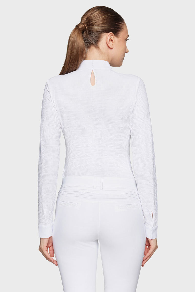 Samshield Louisella Honeycomb Show Shirt White