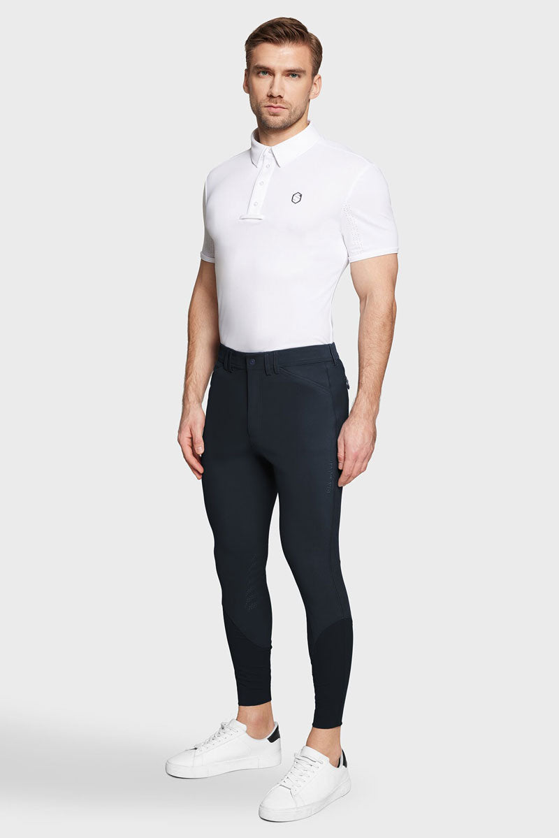 Samshield Men's Raphael Knee Grip Breeches Navy