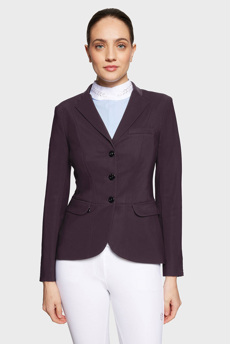 Samshield Flower Crystal Victory Show Jacket Aubergine 