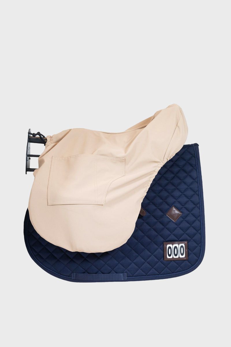 Grooming Deluxe Saddle Rack with Saddle Pad Holder Black