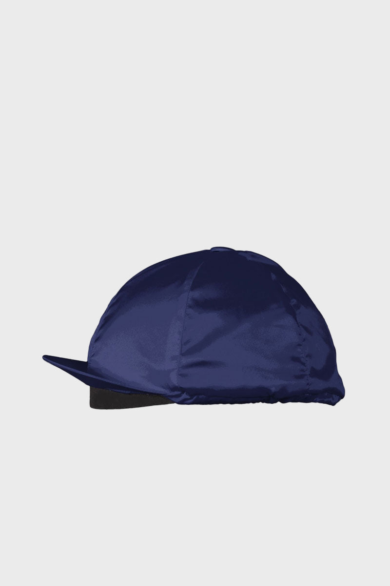 Racesafe Premium Satin Hat Cover Navy