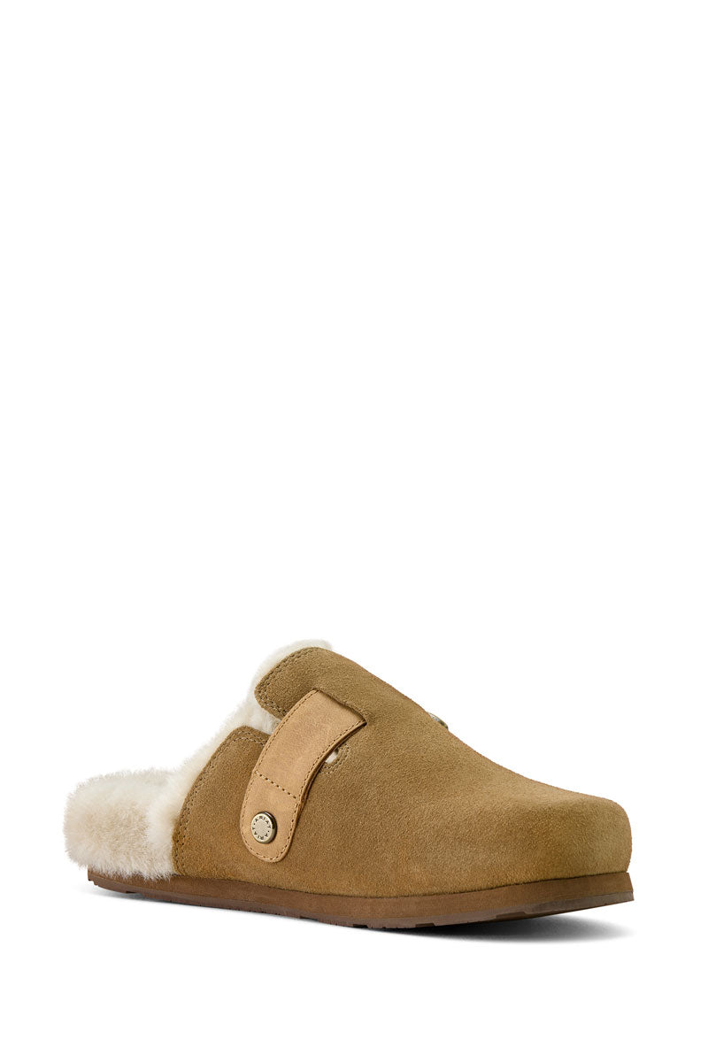 Ariat Country Mule Sherpa Ranch Brown Suede