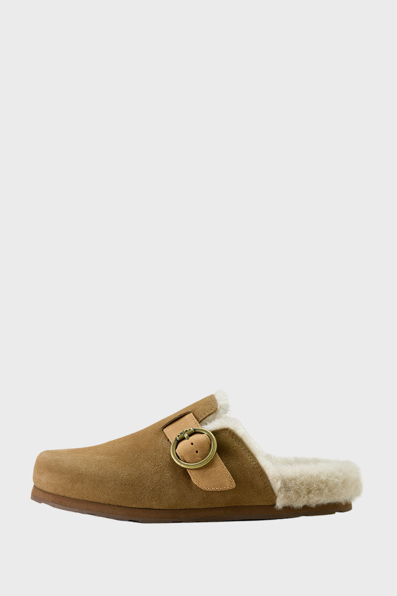 Ariat Country Mule Sherpa Ranch Brown Suede