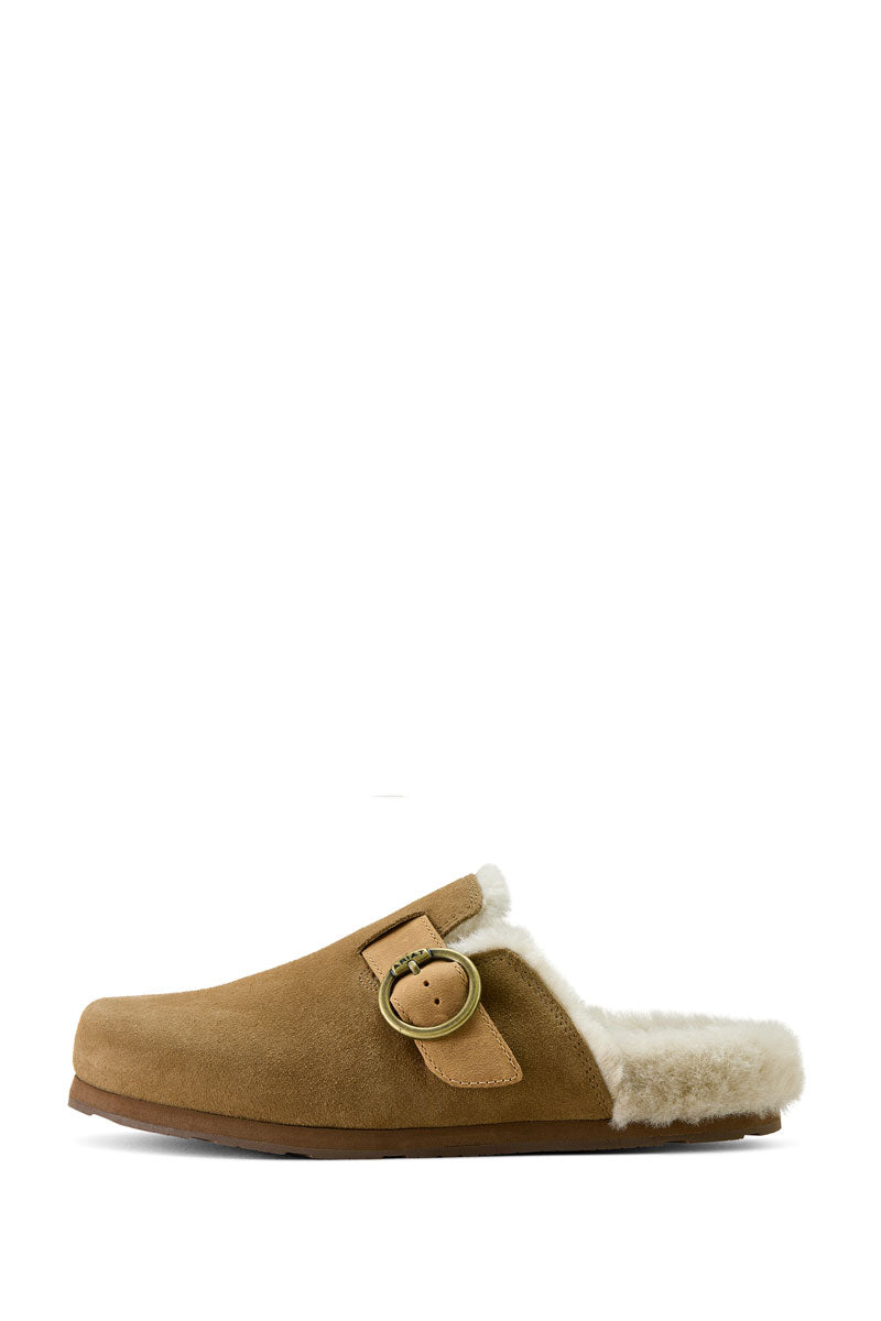 Ariat Country Mule Sherpa Ranch Brown Suede