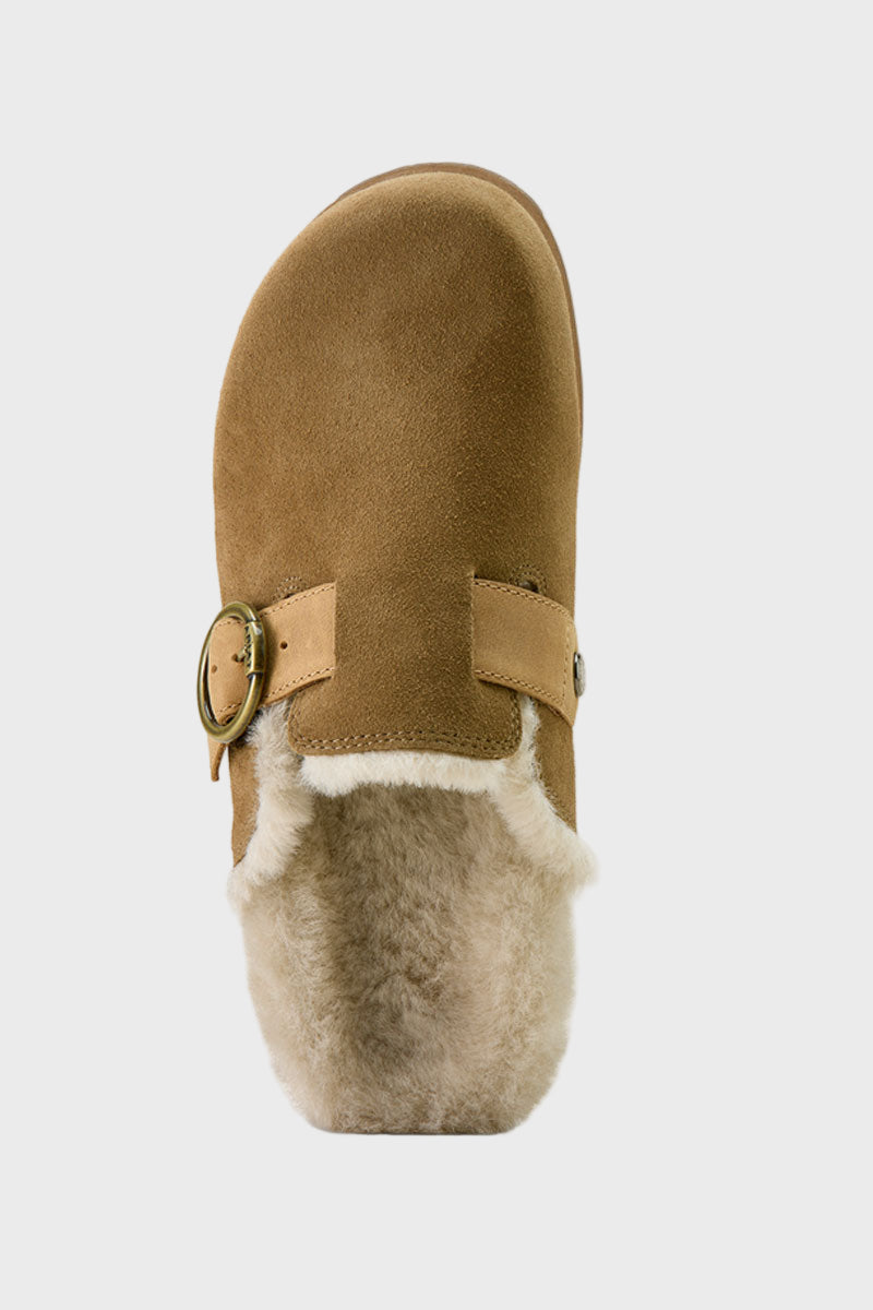 Ariat Country Mule Sherpa Ranch Brown Suede