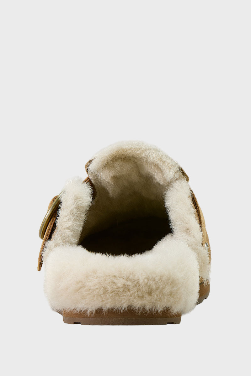 Ariat Country Mule Sherpa Ranch Brown Suede