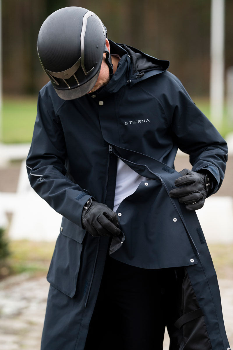 Stierna Men's Sky Raincoat Midnight Navy