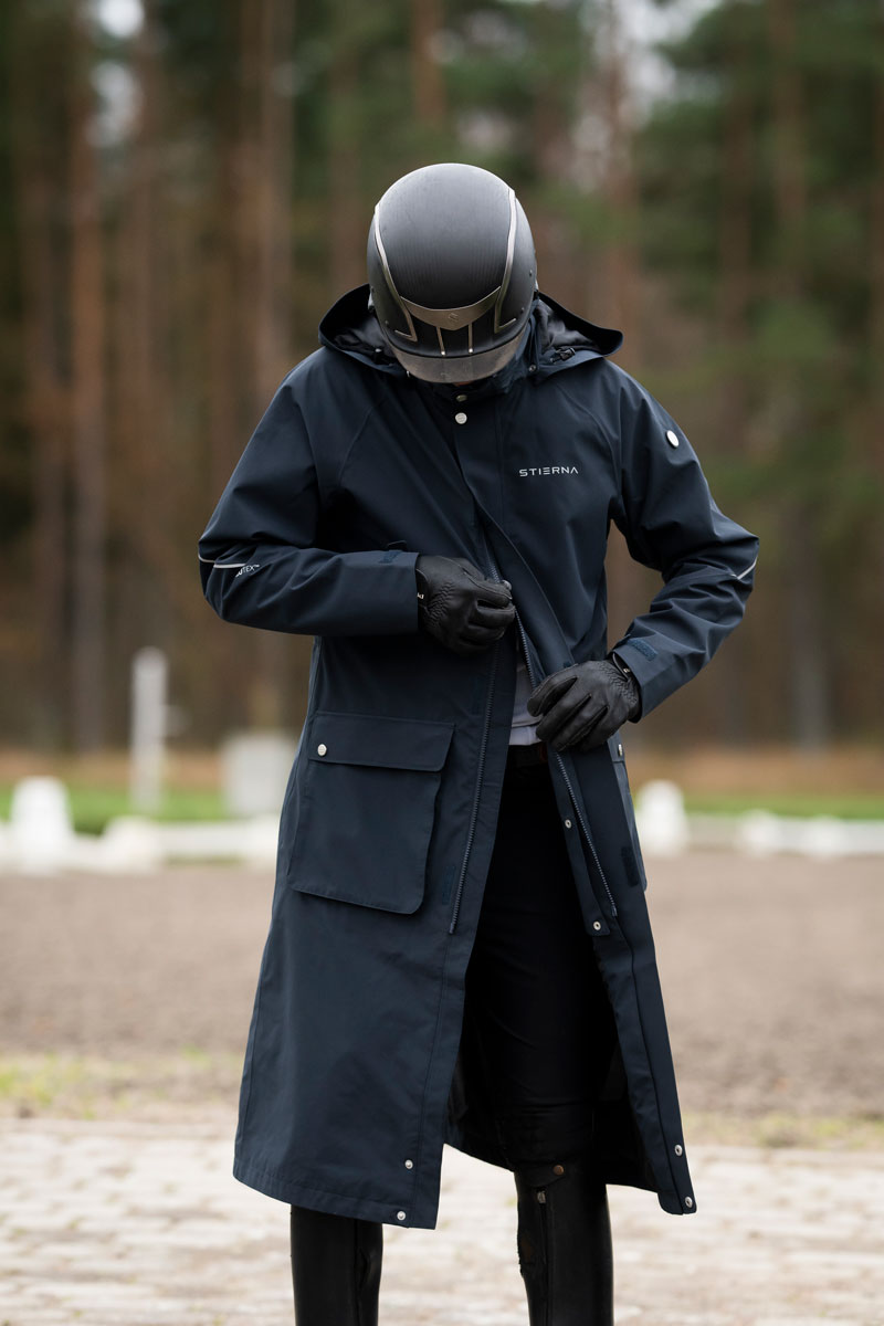 Stierna Men's Sky Raincoat Midnight Navy