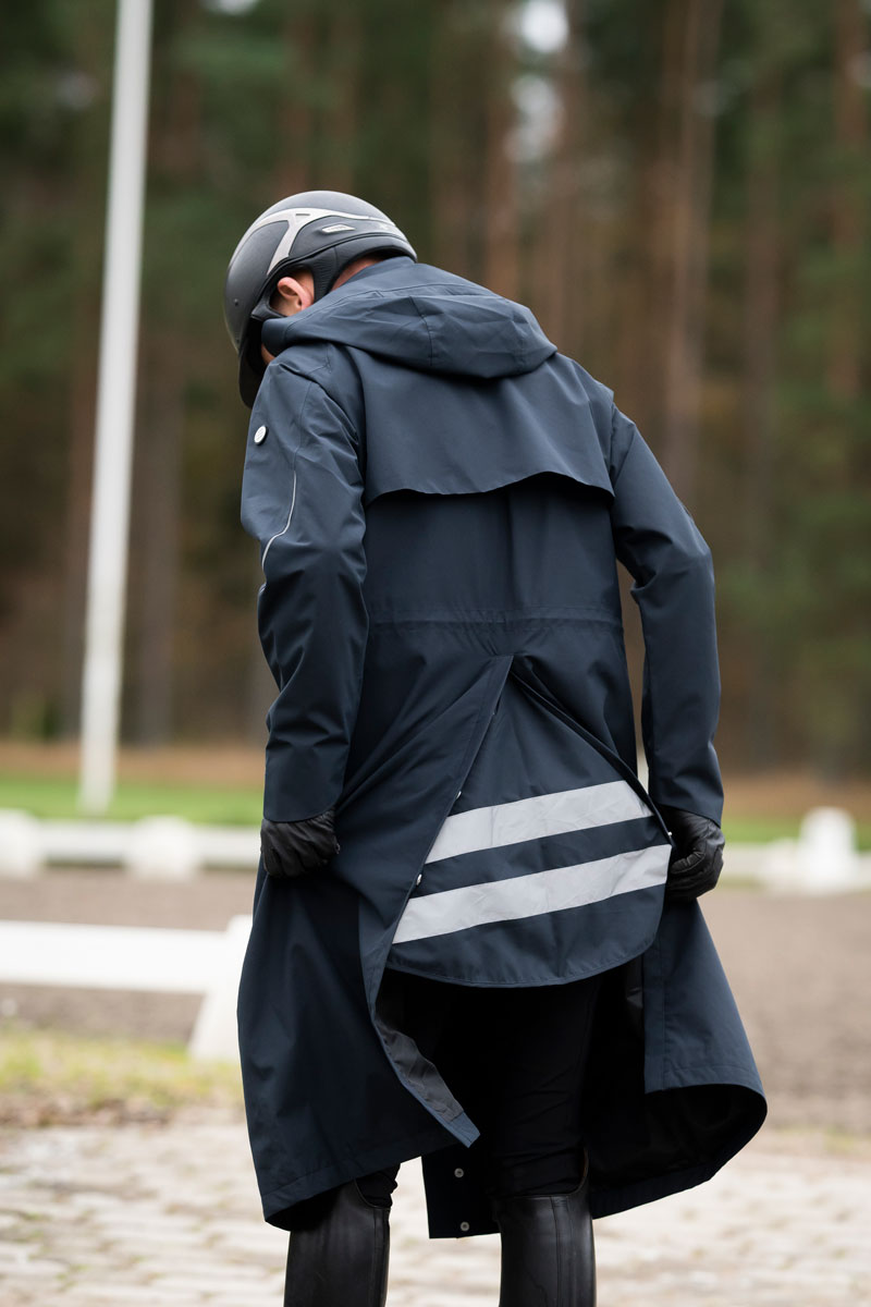 Stierna Men's Sky Raincoat Midnight Navy