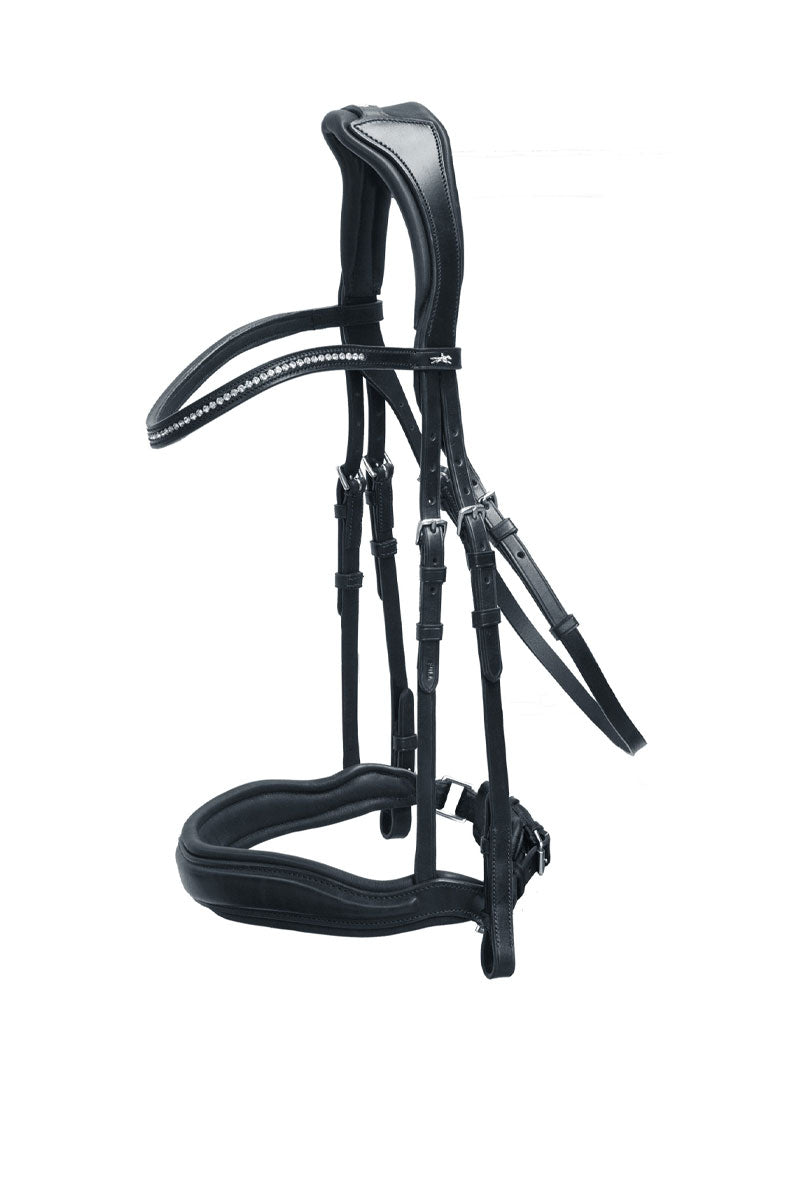 Schockemohle Slimford Bridle Black/Silver