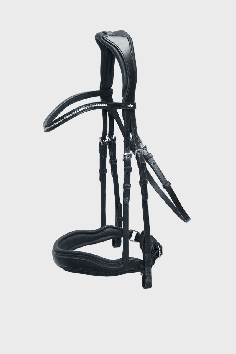 Schockemohle Slimford Bridle Black/Silver