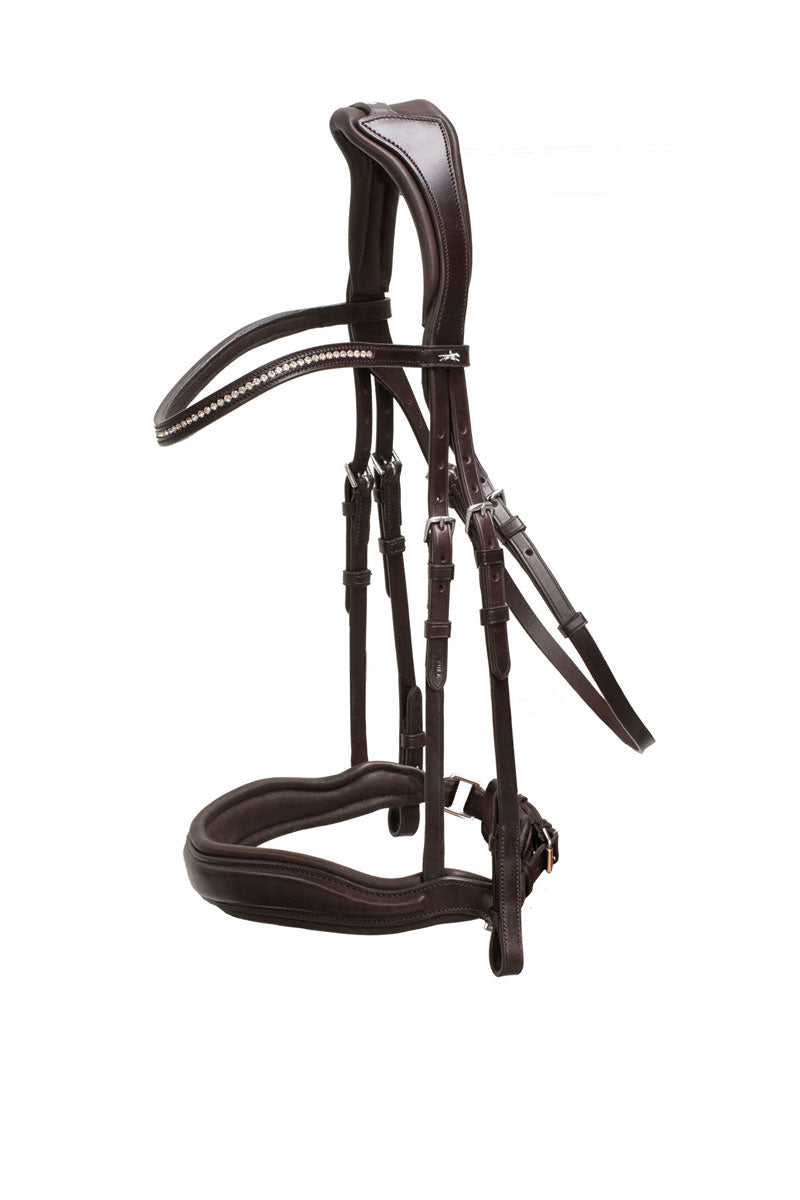 Schockemohle Slimford Bridle Espresso/Silver