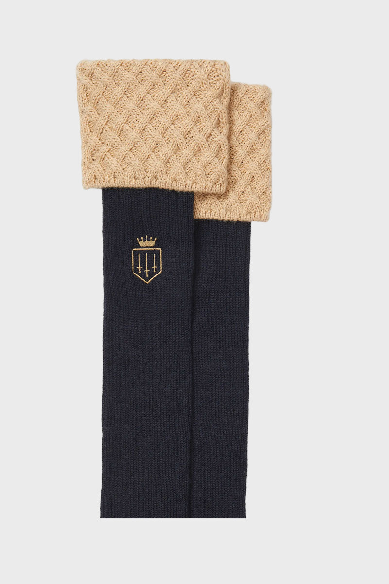 Fairfax & Favor Explorer Socks Navy/Fawn
