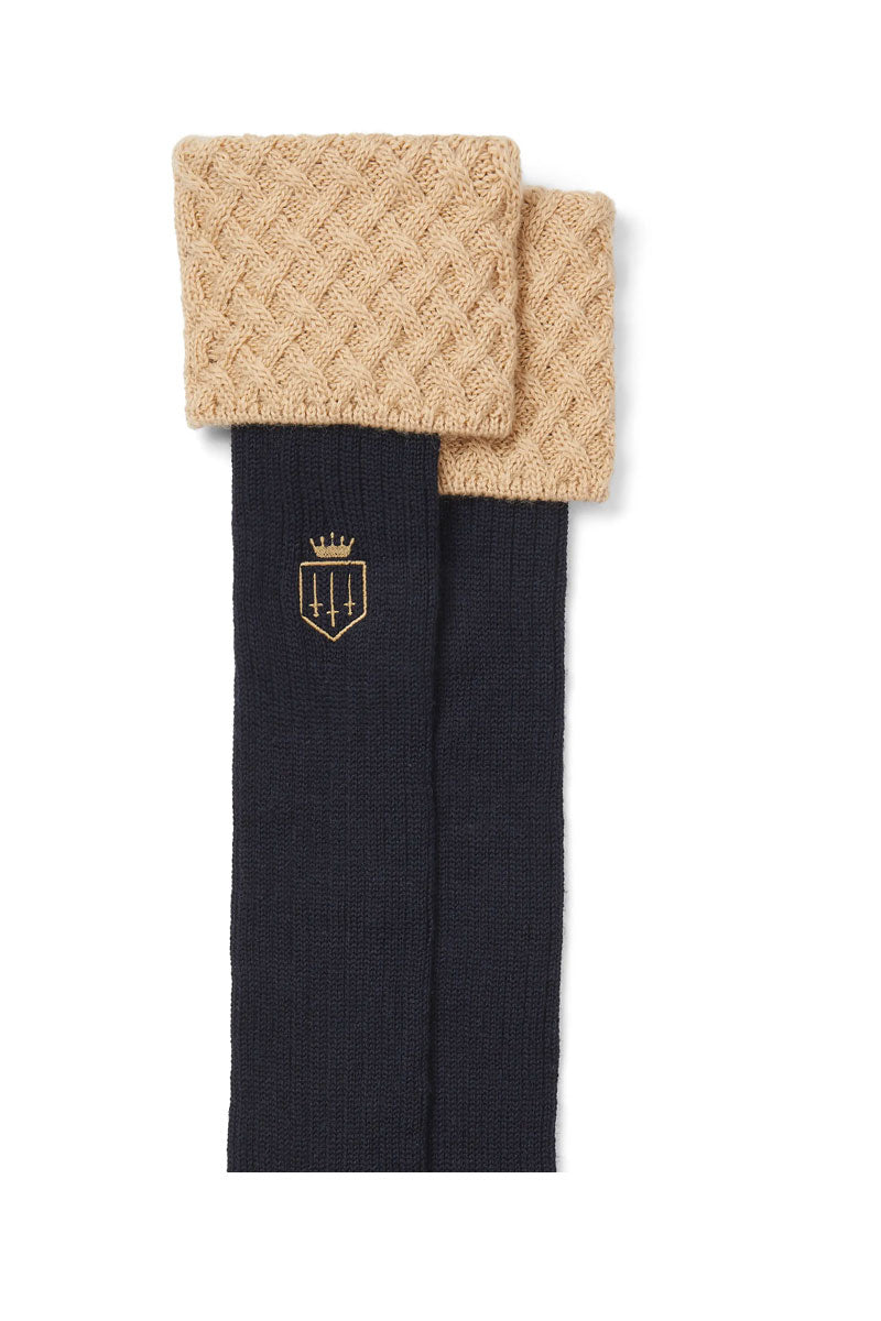 Fairfax & Favor Explorer Socks Navy/Fawn