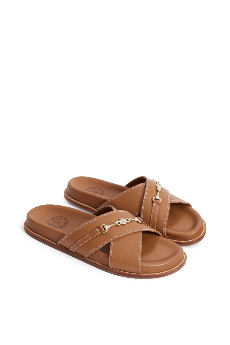 Fairfax & Favor Southwold Sandal Tan Leather