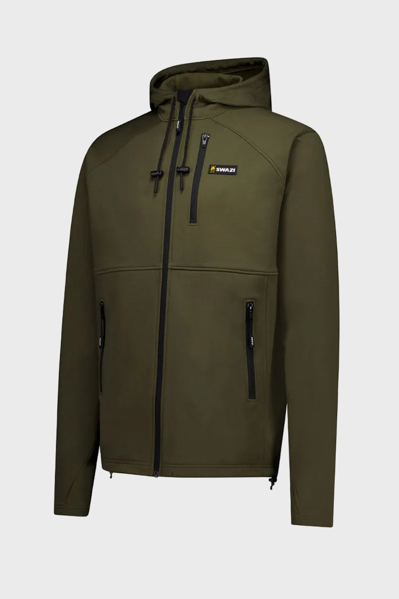 Swazi Men's Stalker Hooded Jacket Stone