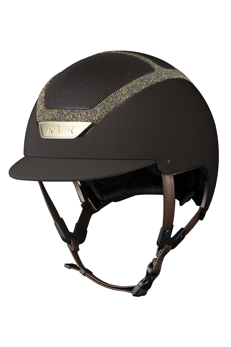 KASK Dogma Chrome II - Crystals Frame Brown/Aurem