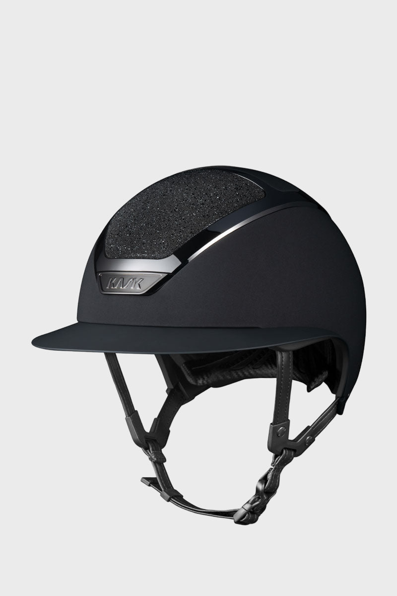 KASK Star Lady Chrome II Crystal Carpet Black/Black Frame with Black Crystals