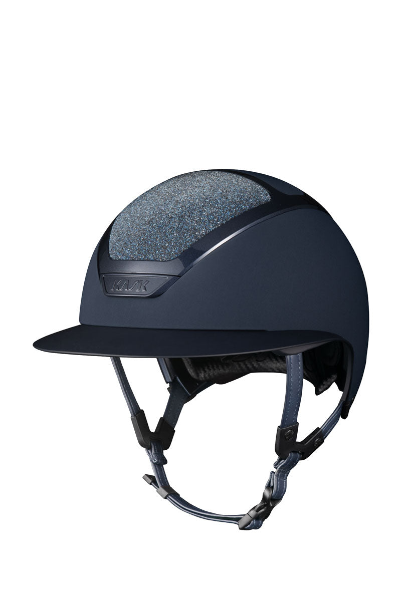 KASK Star Lady Chrome II Crystal Carpet Navy/Navy Frame with Navy Crystals
