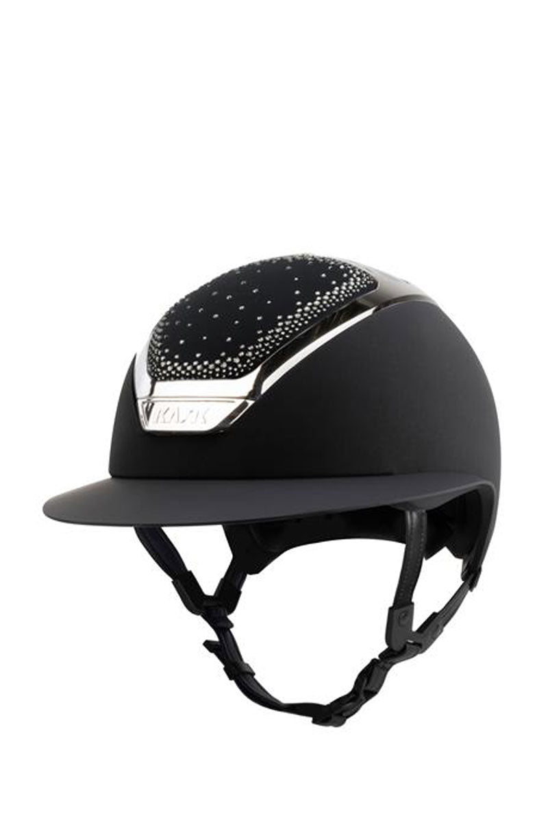 KASK Star Lady Chrome II In-Out Black with Silver Frame & Diamond Mix