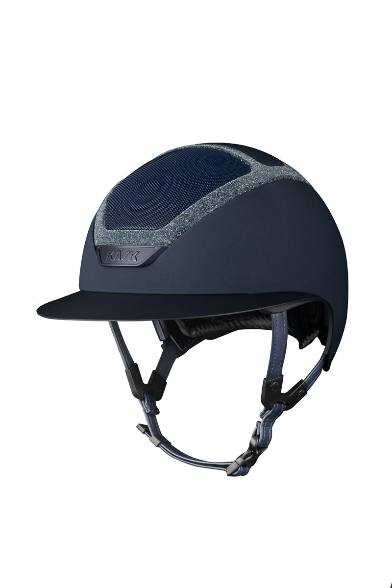 KASK Star Lady Chrome II Crystal Frame Navy with Navy Crystals