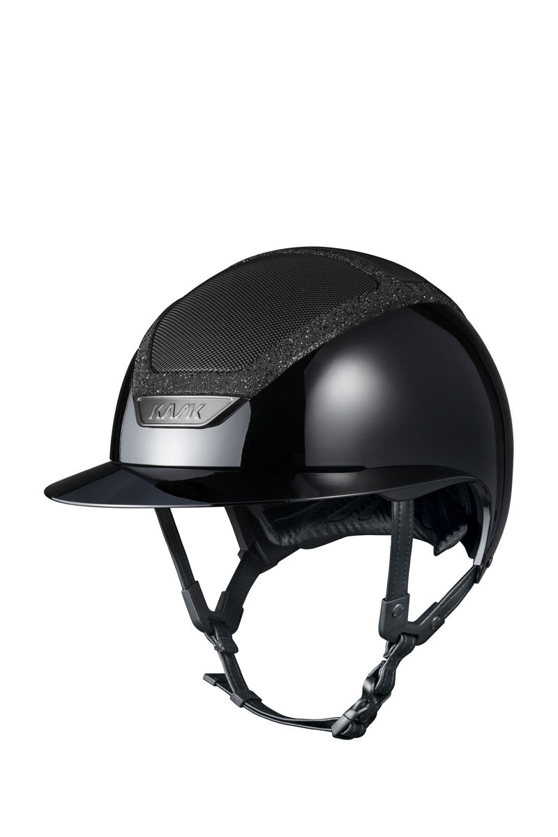 KASK Star Lady Pure Shine II Crystal Frame Black with Black Crystals 
