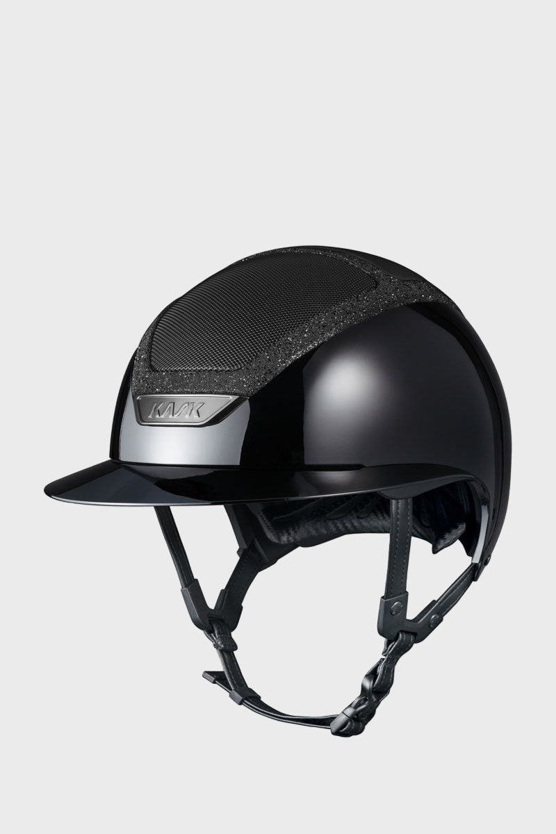 KASK Star Lady Pure Shine II Crystal Frame Black with Black Crystals 