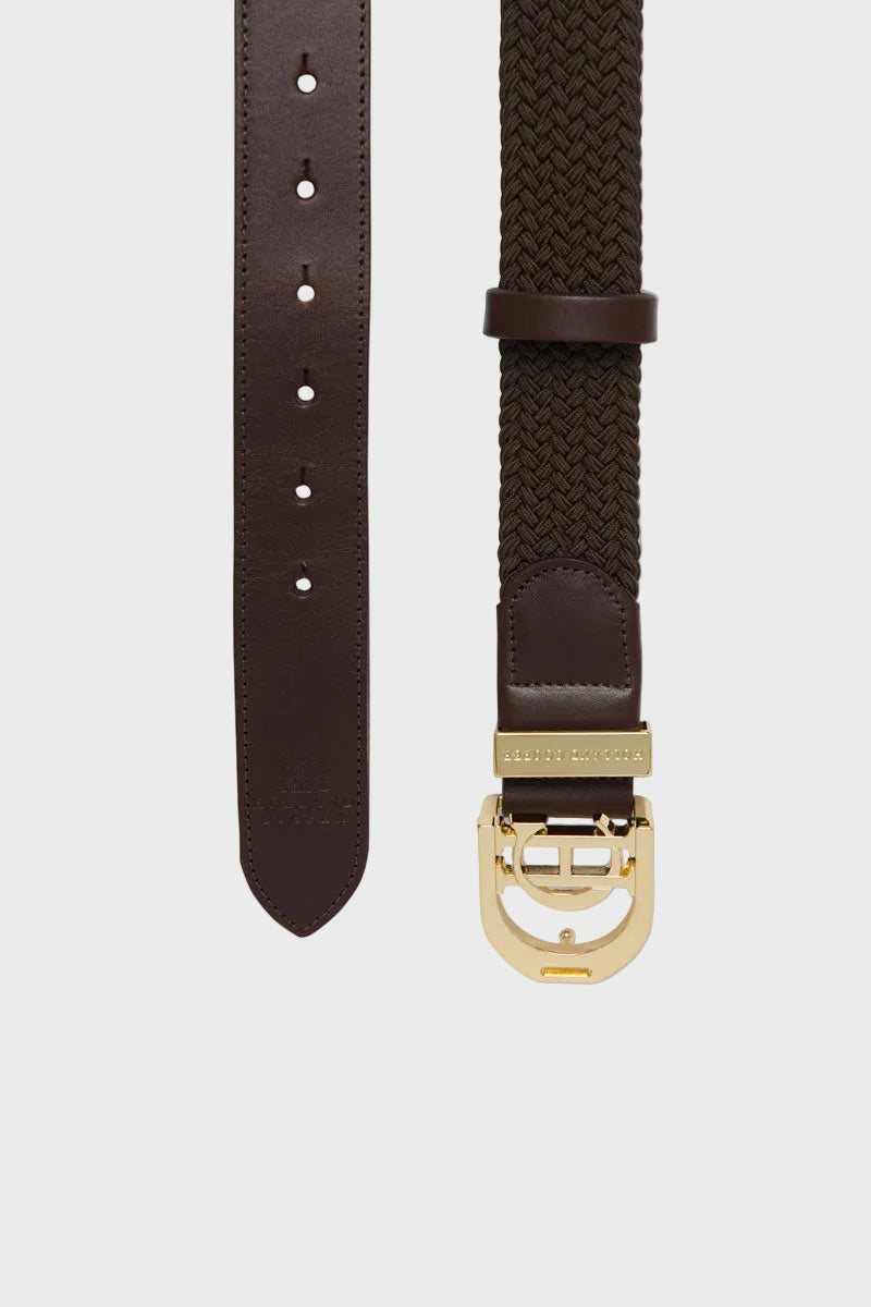 Holland Cooper Stirrup Heritage Belt Chocolate 