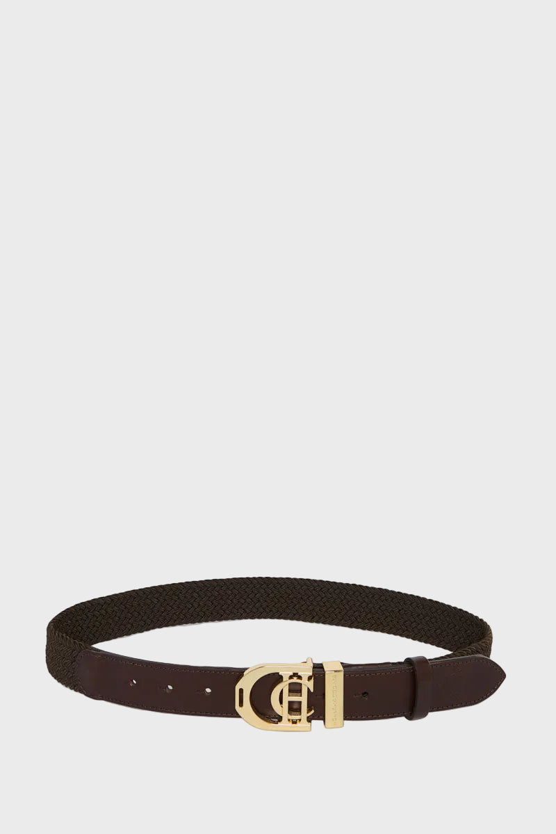 Holland Cooper Stirrup Heritage Belt Chocolate