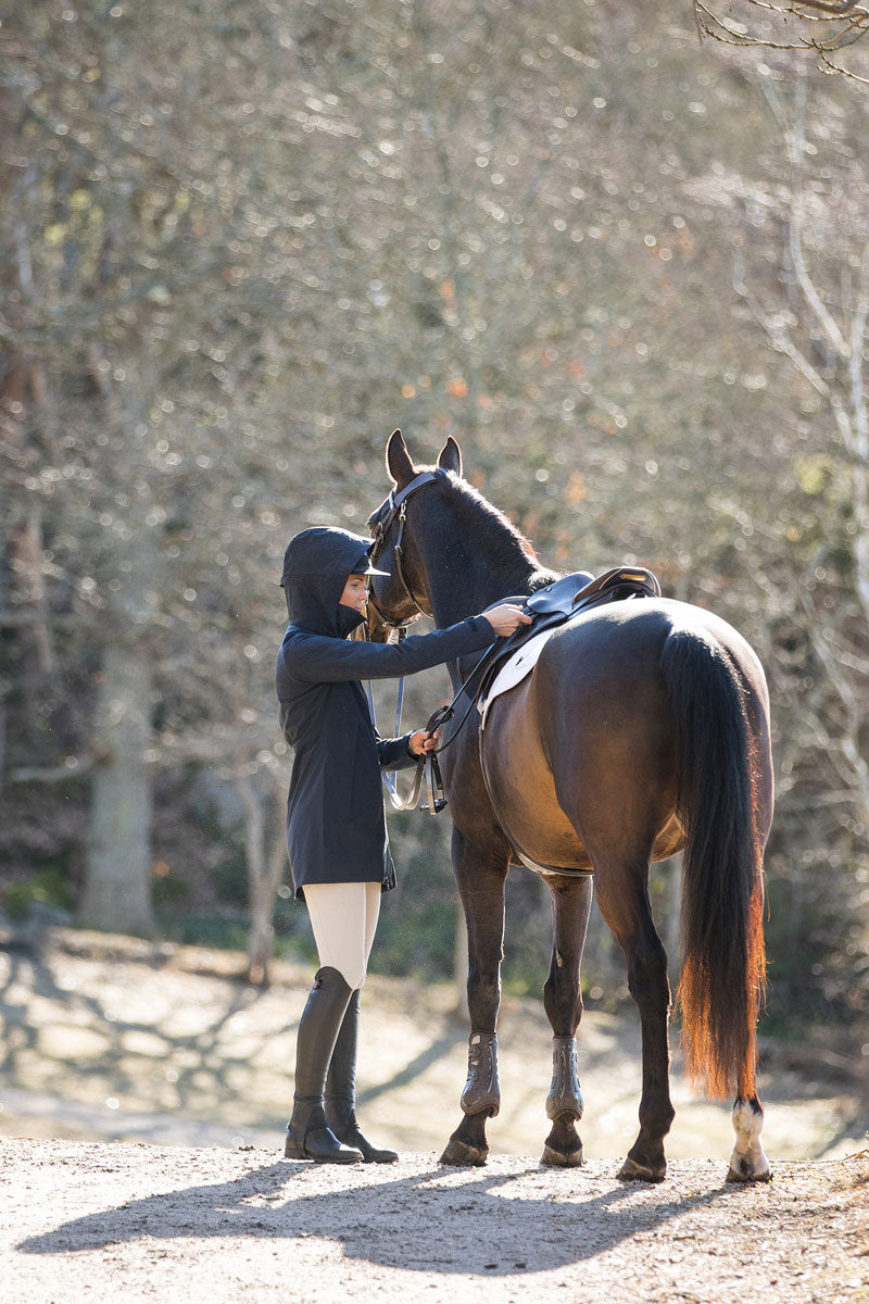 Stierna Storm Raincoat Navy