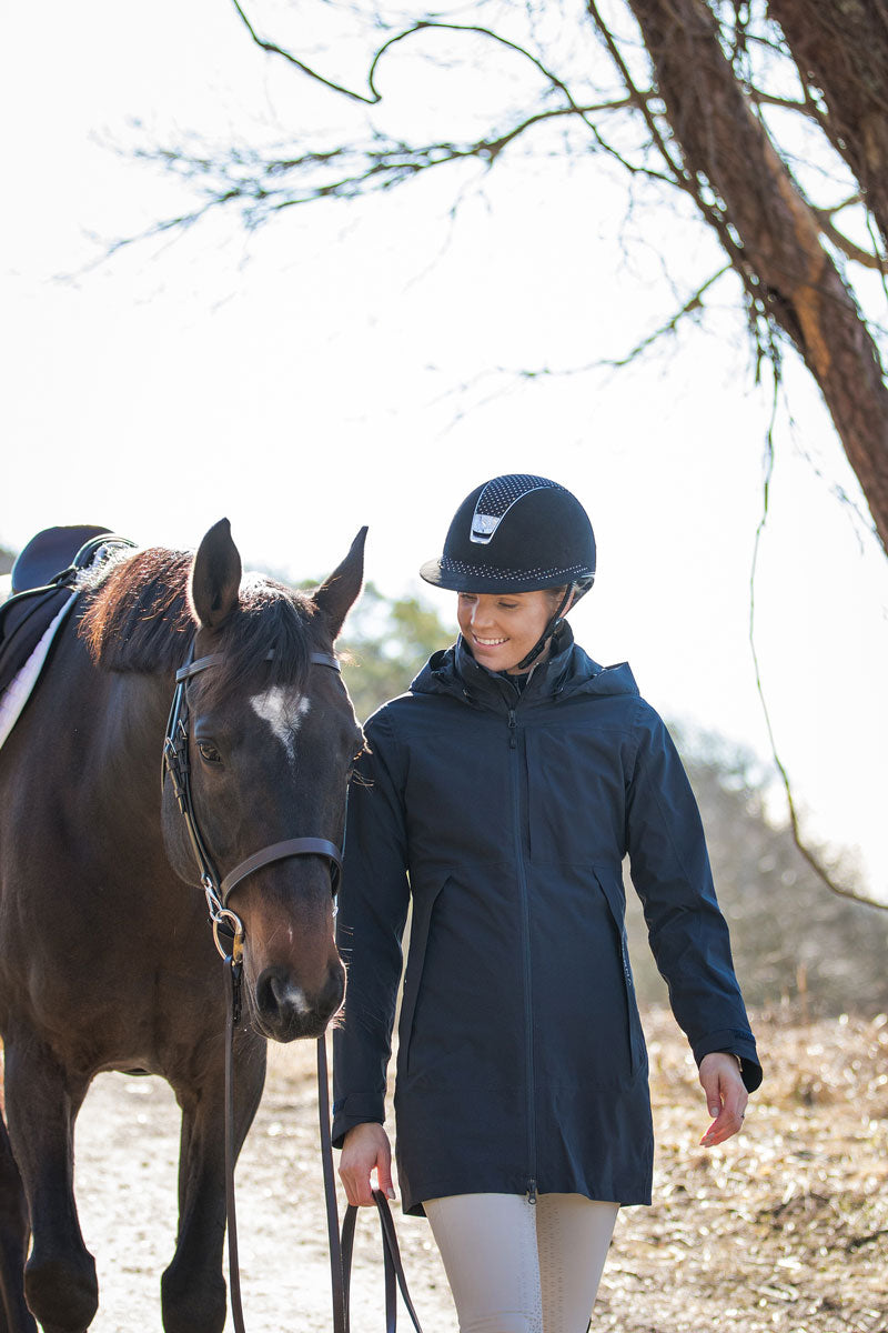 Stierna Storm Raincoat Navy