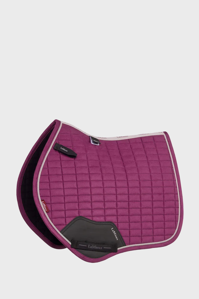 LeMieux Suede Close Contact Square Blackberry