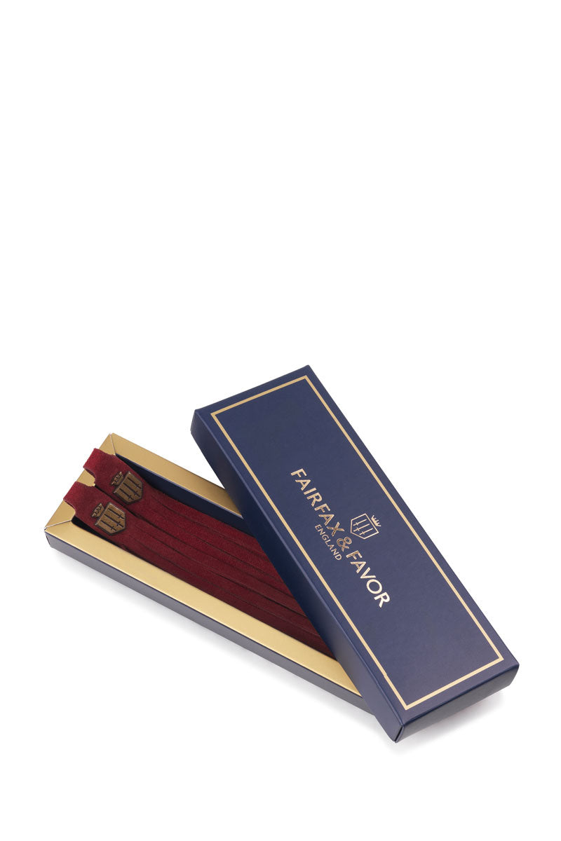 Fairfax & Favor Boot Tassels Burgundy