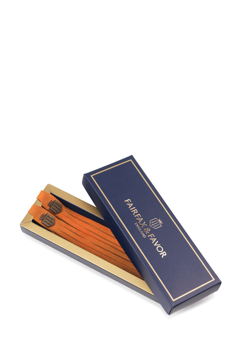 Fairfax & Favor Boot Tassels Tangerine