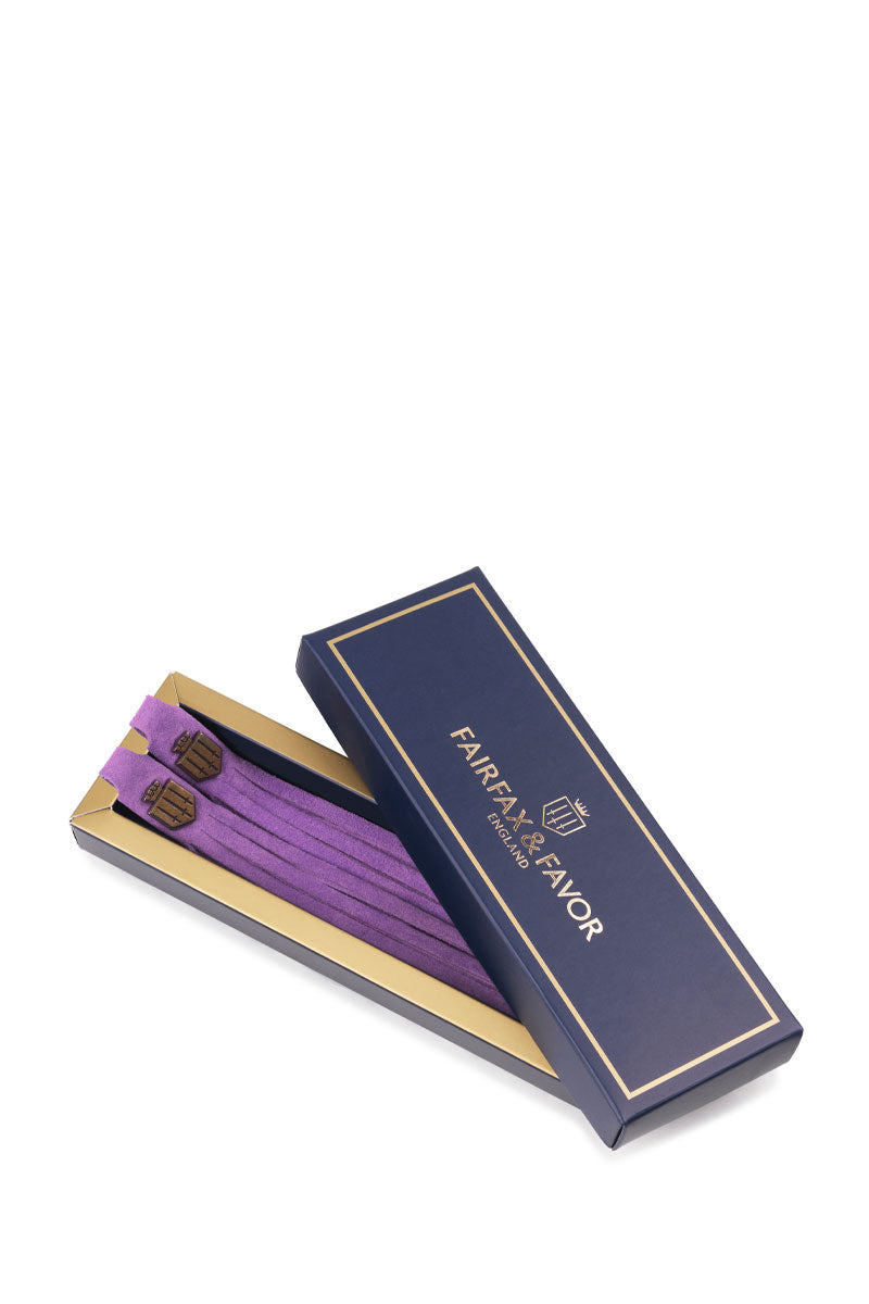 Fairfax & Favor Boot Tassels Violet