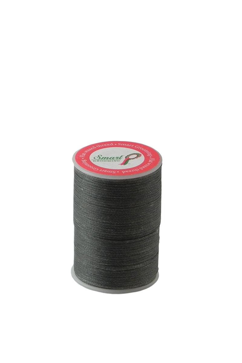 Smart Grooming Waxed Plaiting Thread 90M Iron Grey