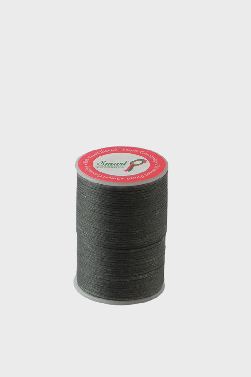Smart Grooming Waxed Plaiting Thread 90M Iron Grey