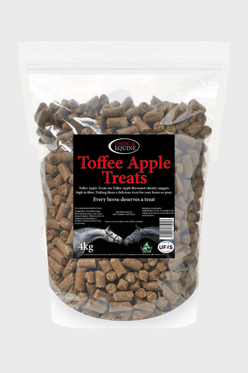 Omega Equine Toffee Apple Treats 4kg 