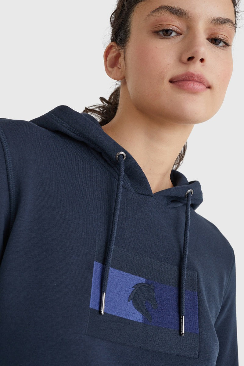 Tommy Hilfiger Embroidery Logo Hoody Desert Sky