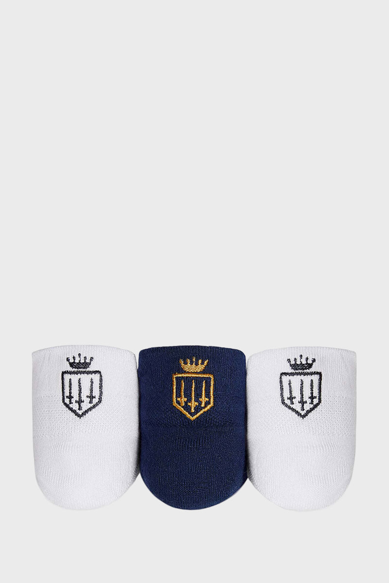 Fairfax & Favor Signature Trainer Socks Tan & Navy